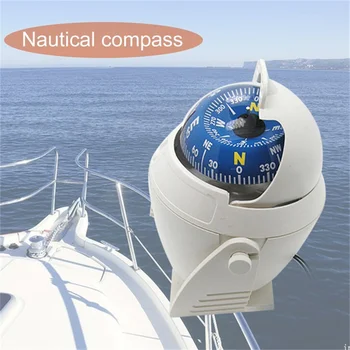1pc Vysokou Presnosťou Morských Kompas vodičov Kompas Námorný Kompas s LED Svetlom