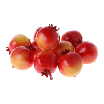 20pcs prirodzeným zobrazením Simulácie Umelé granátové jablko Falošné Ovocie Home Party Decor