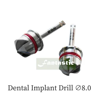 2Pieces Zubné Membrány Výťah Bočné Prístup Sinus Výstružníky Implantát Vŕtačky Hodí ITI NOB DIO ∅8.0 mm