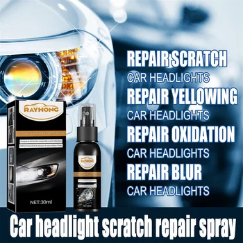 Auto Svetlometov Leštiaca Agent Scratch Remover Opravy Tekutiny Svetlometu Reštaurovanie A Obnova Poľskej Kvapaliny Kit Auto Príslušenstvo
