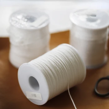 Biela Bavlna Core Vonné Sviečky Knot Voskové Jadro DIY Voňajúce Dekorácie Výrobky pre Použitie Vosku Pohár Ručné Príslušenstvo