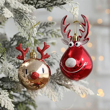 Elk Vianočné Gule, Ozdoby Čačky Prívesok Vianočný Strom Závesné Gule, Vianoce, Nový Rok Party Domáce Dekorácie Navidad 2023