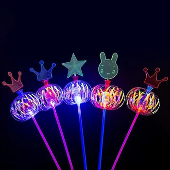 Halloween Rainbow Magic Stick Prútik LED Bublina Farebné Svetelné Hračka Blikajúce Prútik Stick Hračka pre Deti, Hračky Nový Rok Xmas Party Láskavosti