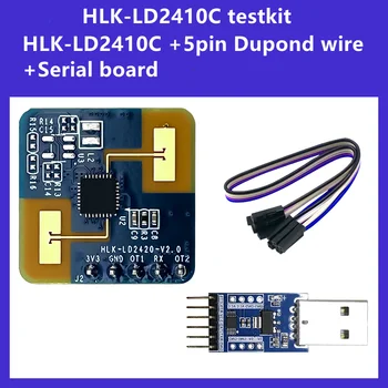Hi-Link 24G HLK-LD2420 Testkit Inteligentné Nízka Spotreba MMwave Senzor Ľudského Tela Snímanie Radarový Modul Vysoká Citlivosť