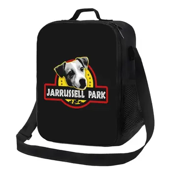 Jarrussell Park Jack Russell Teriér, Pes Izolované Obed Taška pre Ženy Zvierat Chladnejšie Tepelnej Lunch Box Úrad Práce Školy