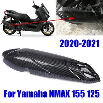 Motocykel Výfukových Šál Rúra Kryt Stráže Teplo Štít Anti-Scalding Shell Pre Yamaha NMAX155 NMAX125 NMAX 155 125 2020 2021