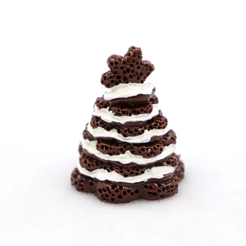 Nové Módne Vianočný Strom Tvar Ice Cream Cake Cookies Miniatúrny Domček Pre Bábiky Potravín Ozdoby, Hračky Pre Riad Dovolenku Dekorácie
