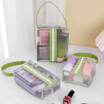 Nové Oka Transparentné Kozmetická Taška Ženy Cestovanie Make-Up Prípade Rúž Odkladacie Puzdro Bežné Zips Toaletná Organizátor Umývanie Vaňa Taška