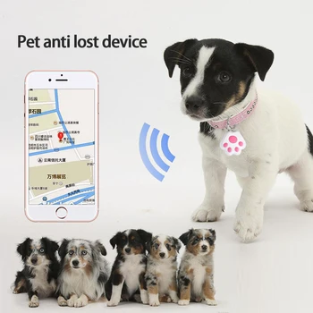 Pet Smart GPS Tracker Mini Anti-stratil Nepremokavé Sledovacie Zariadenie bluetooth-kompatibilné Locator Tracer Pre Psa Mačku Deti Peňaženky