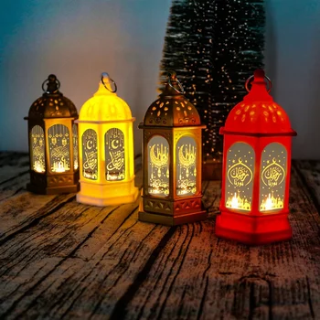 Ramadánu Domáce Dekorácie 2024 LED Vietor Svetlo Dekoračné Eid Al Adha Darčeky Eid Mubarak Islamskej Moslimská Strana Dekor Dodávky Kareem