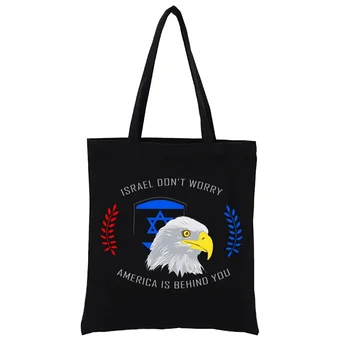 Spojené Štáty a Eagle Plátno Nákupné tašky Nákupné Tašky, dámske Kabelky Módnych Shopper Tote Bežné Zábavné Totebag