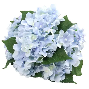Umelé Kvety Hodváb 7 Veľkú Hlavu Skúmie Kytice pre Svadobné Izba Domov Hotel Party Dekorácie a Prázdninový Darček Modrá