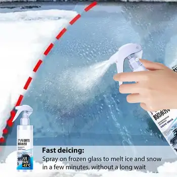 Čelné sklo Deicer Sprej Dlhotrvajúci Nepremokavé Sklo Antifogging agent 300 ml viacúčelový jasnú víziu Proti Zamrznutiu sprej